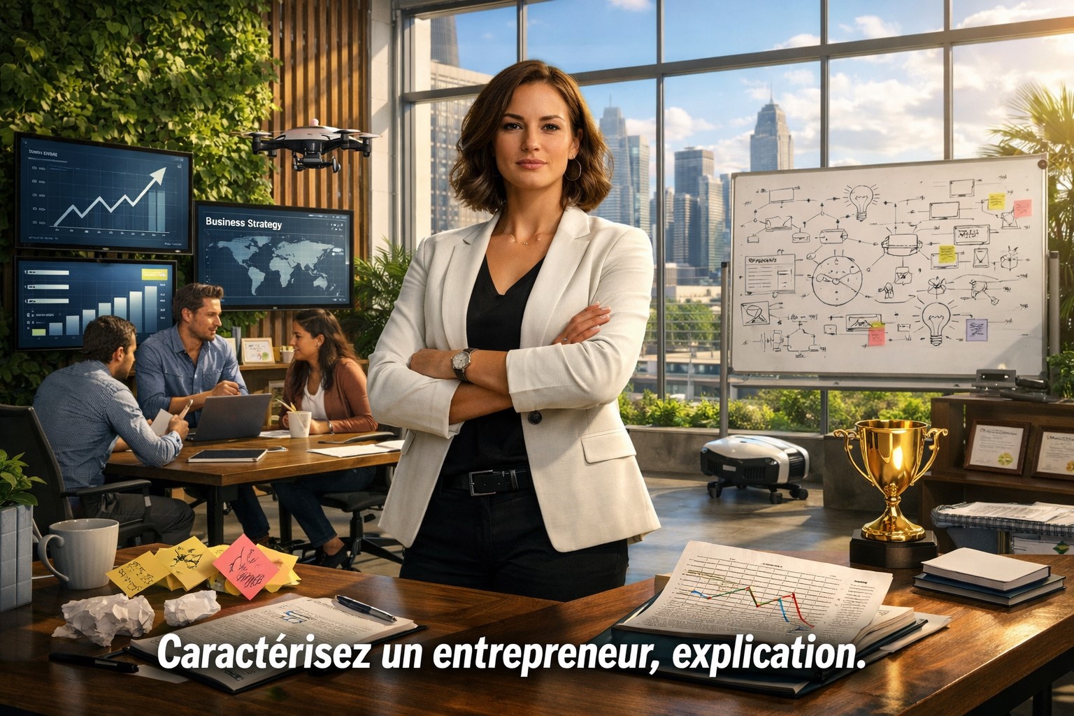 Caractérisez un entrepreneur, explication