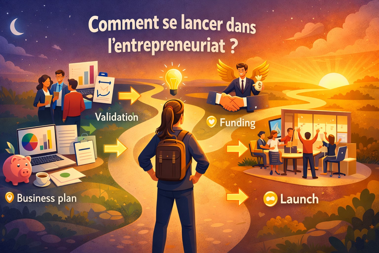 Comment se lancer dans l'entrepreneuriat