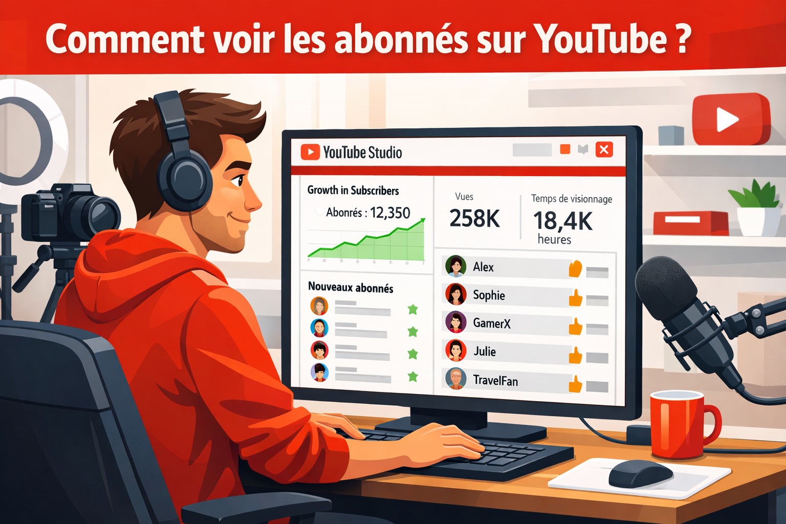 Comment voir les abonnés sur YouTube