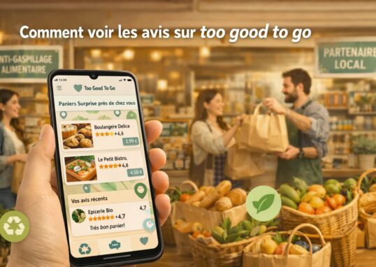 Comment voir les avis sur too good to go