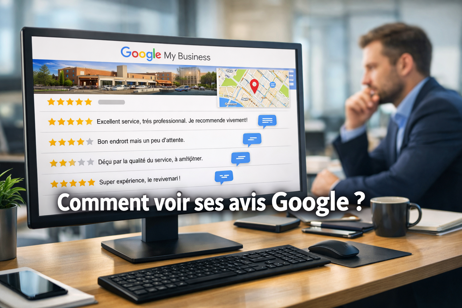 Comment voir ses avis Google