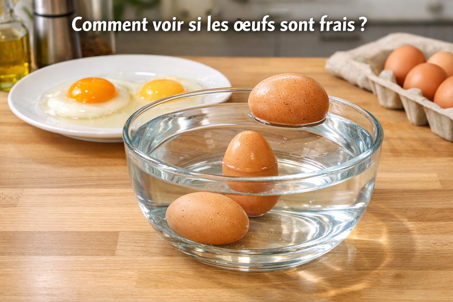 Comment voir si les œufs sont frais