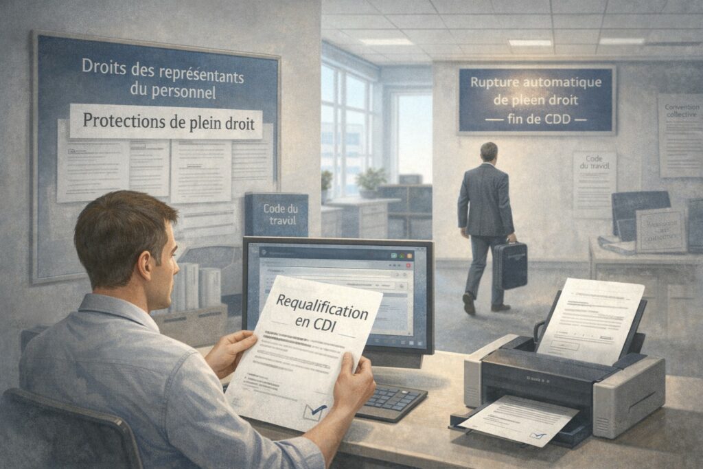 En droit du travail sanctions et protections automatiques