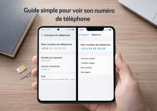 Guide simple pour voir son numéro de téléphone