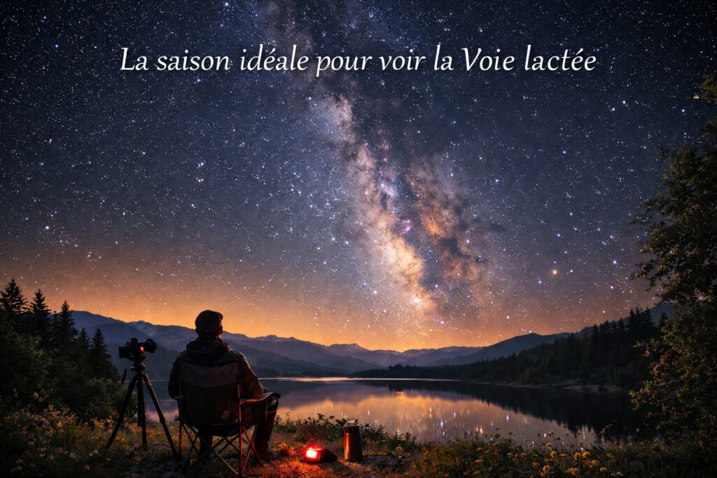 La saison idéale pour voir la Voie lactée