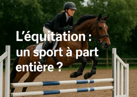L'équitation un sport à part entière