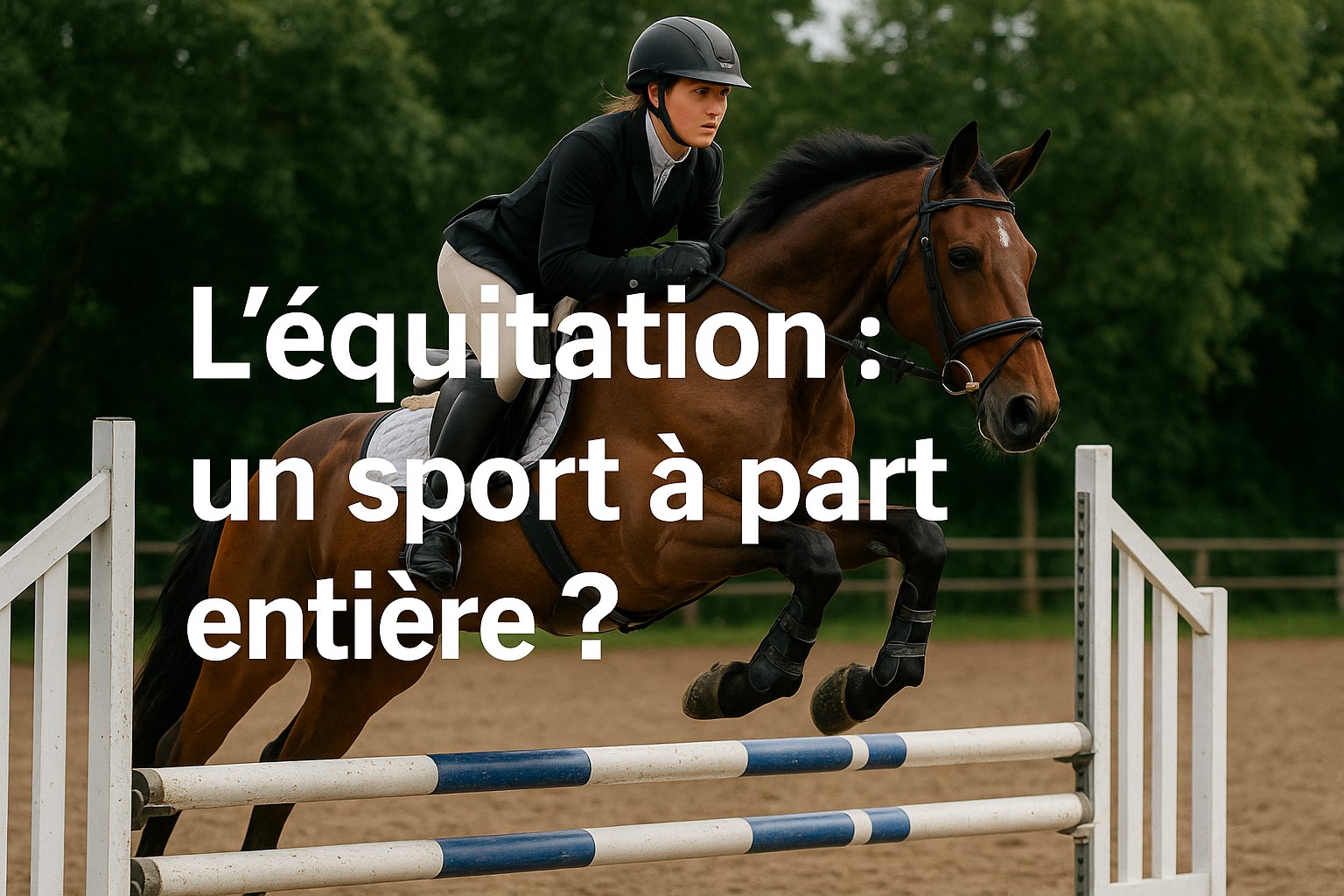 L'équitation un sport à part entière