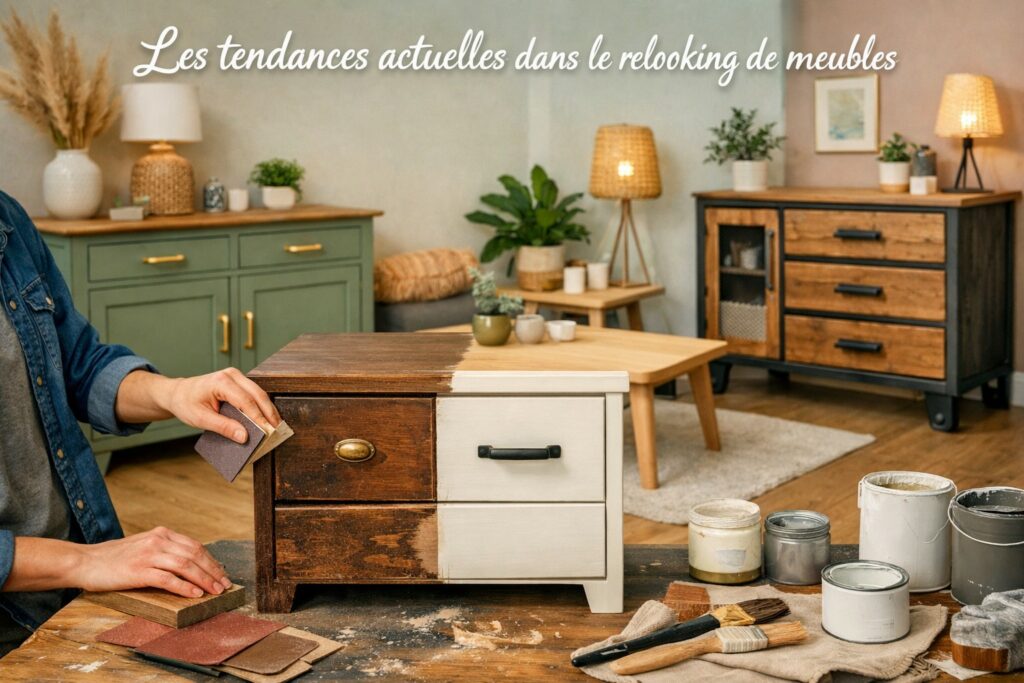 Les tendances actuelles dans le relooking de meubles