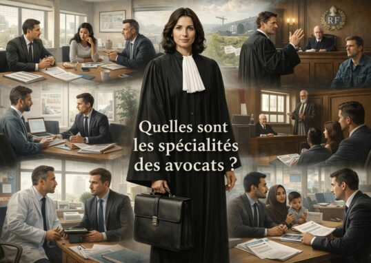 Quelles sont les spécialités des avocats