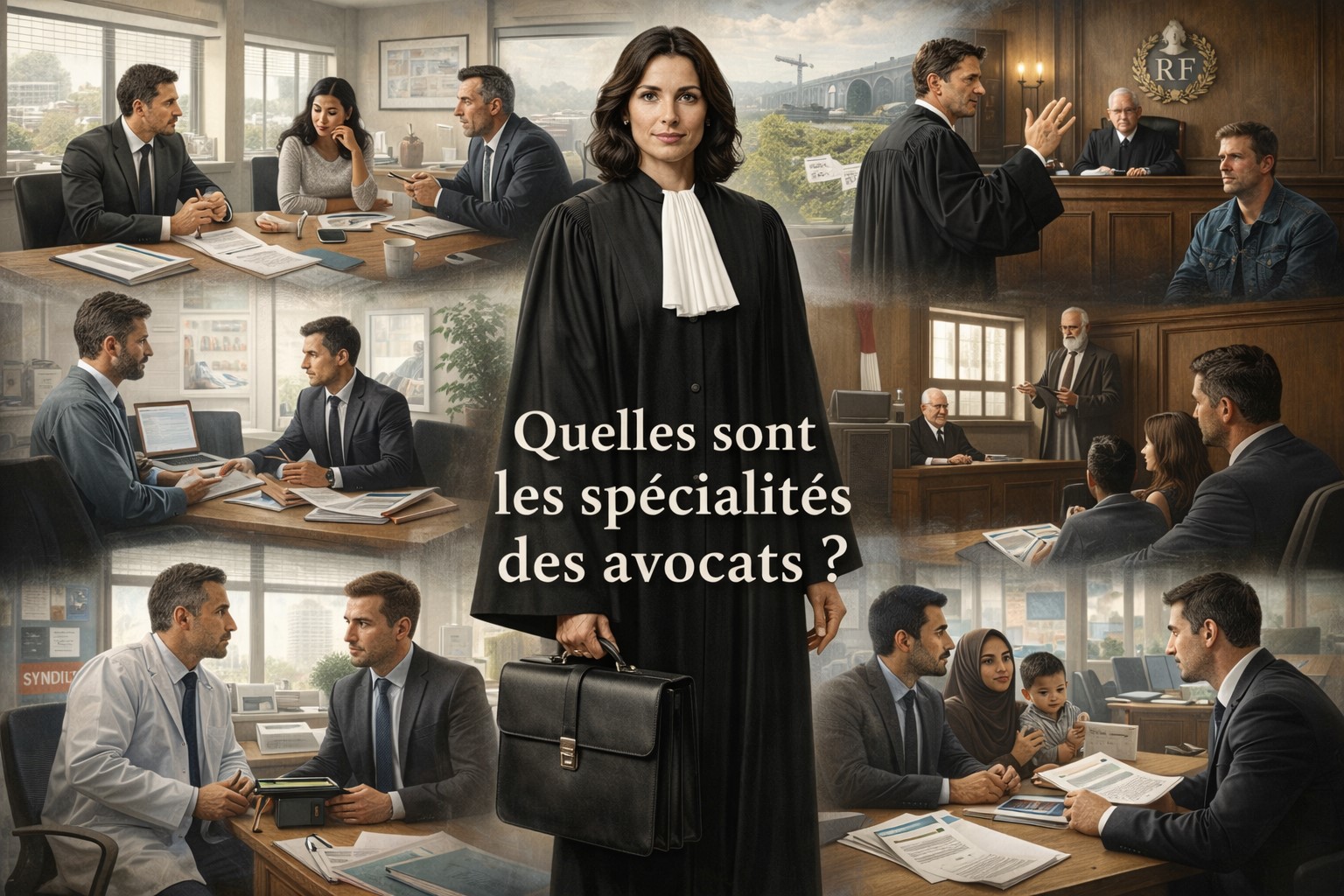 Quelles sont les spécialités des avocats