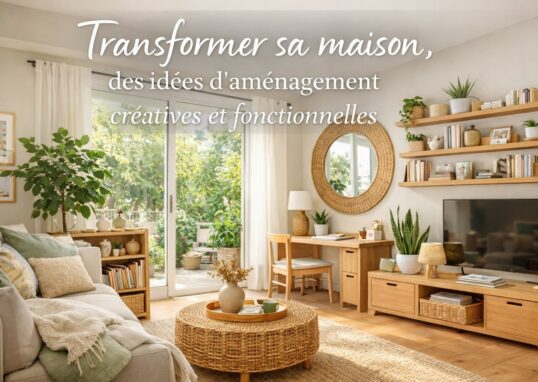 Transformer sa maison, des idées d'aménagement créatives et fonctionnelles