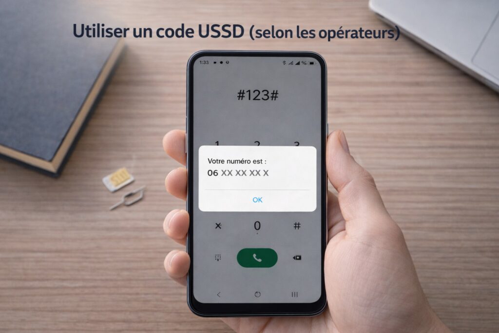 Utiliser un code USSD (selon les opérateurs)