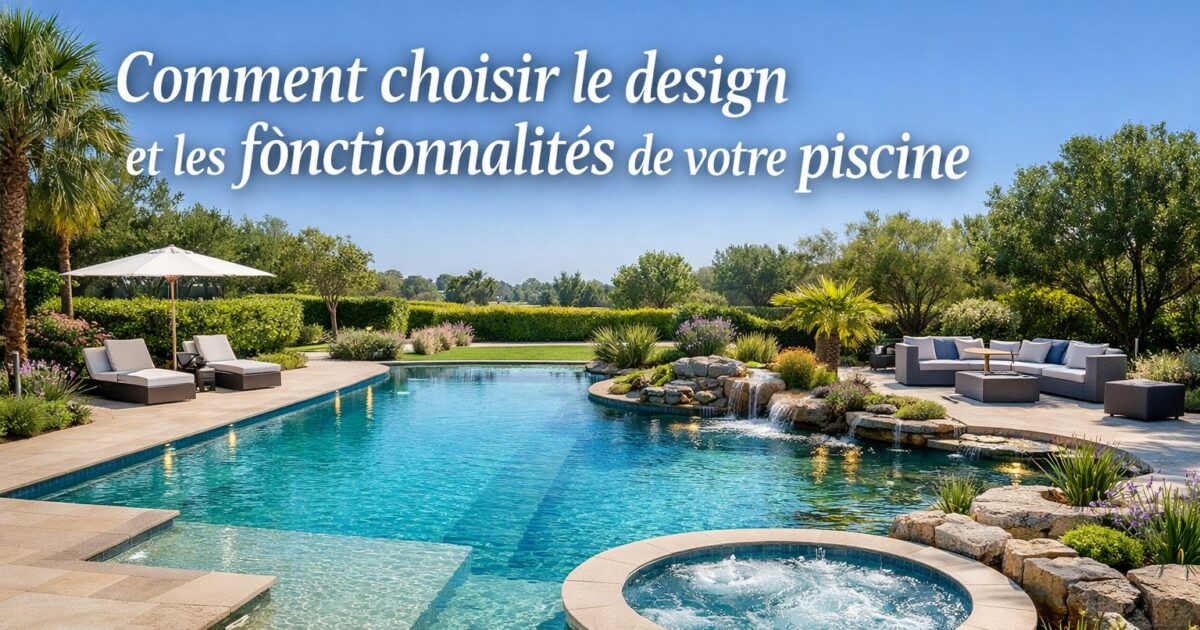 Comment choisir le design et les fonctionnalités de votre piscine