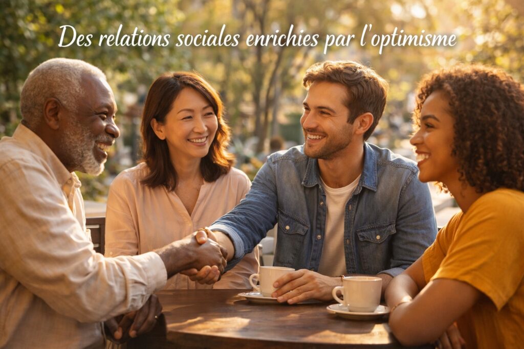 Des relations sociales enrichies par l’optimisme