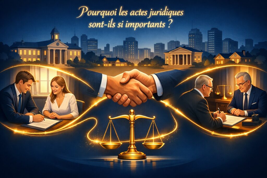Pourquoi les actes juridiques sont-ils si importants