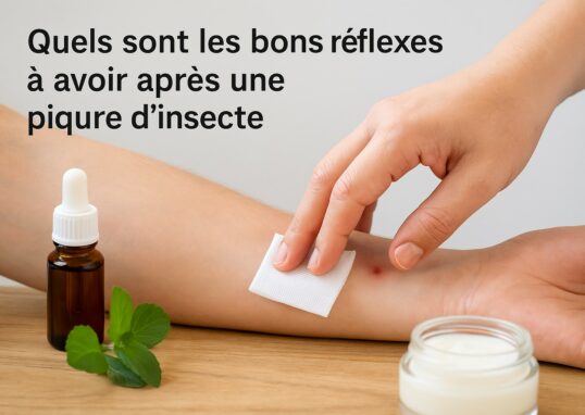 Quels sont les bons réflexes à avoir après une piqûre d’insecte