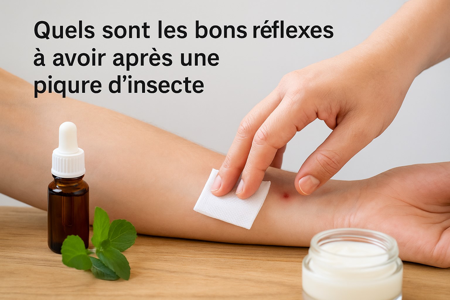 Quels sont les bons réflexes à avoir après une piqûre d’insecte