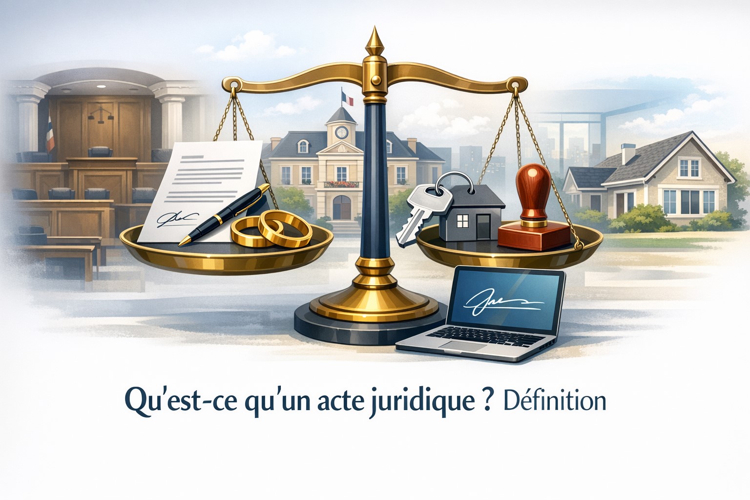 Qu'est-ce qu'un acte juridique Définition