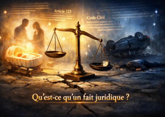 Qu'est-ce qu'un fait juridique