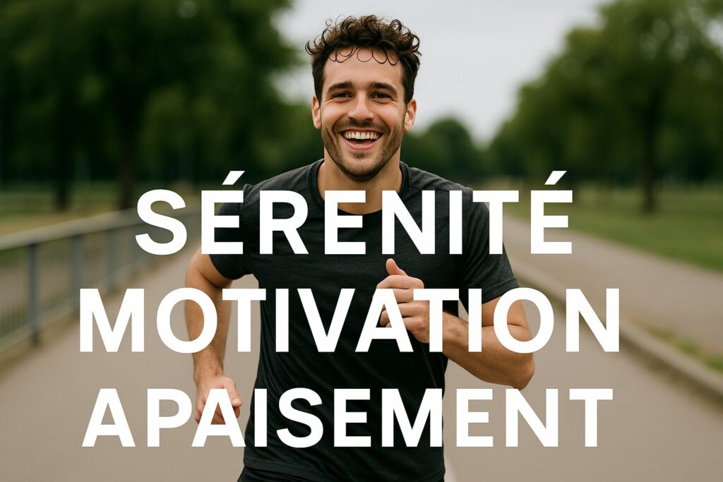sérénité, motivation, apaisement.