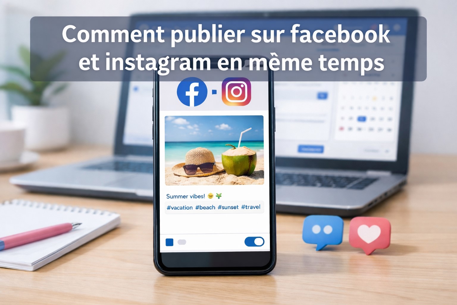 Comment publier sur facebook et instagram en même temps