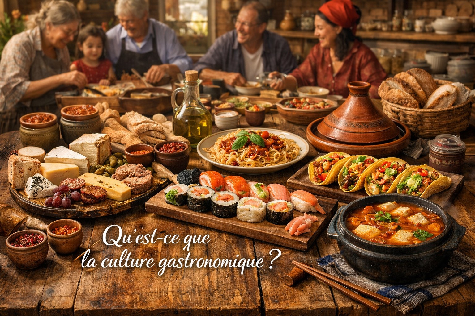 Qu'est-ce que la culture gastronomique