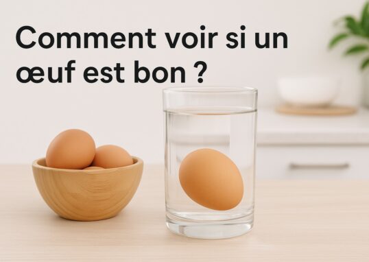 Comment voir si un œuf est bon