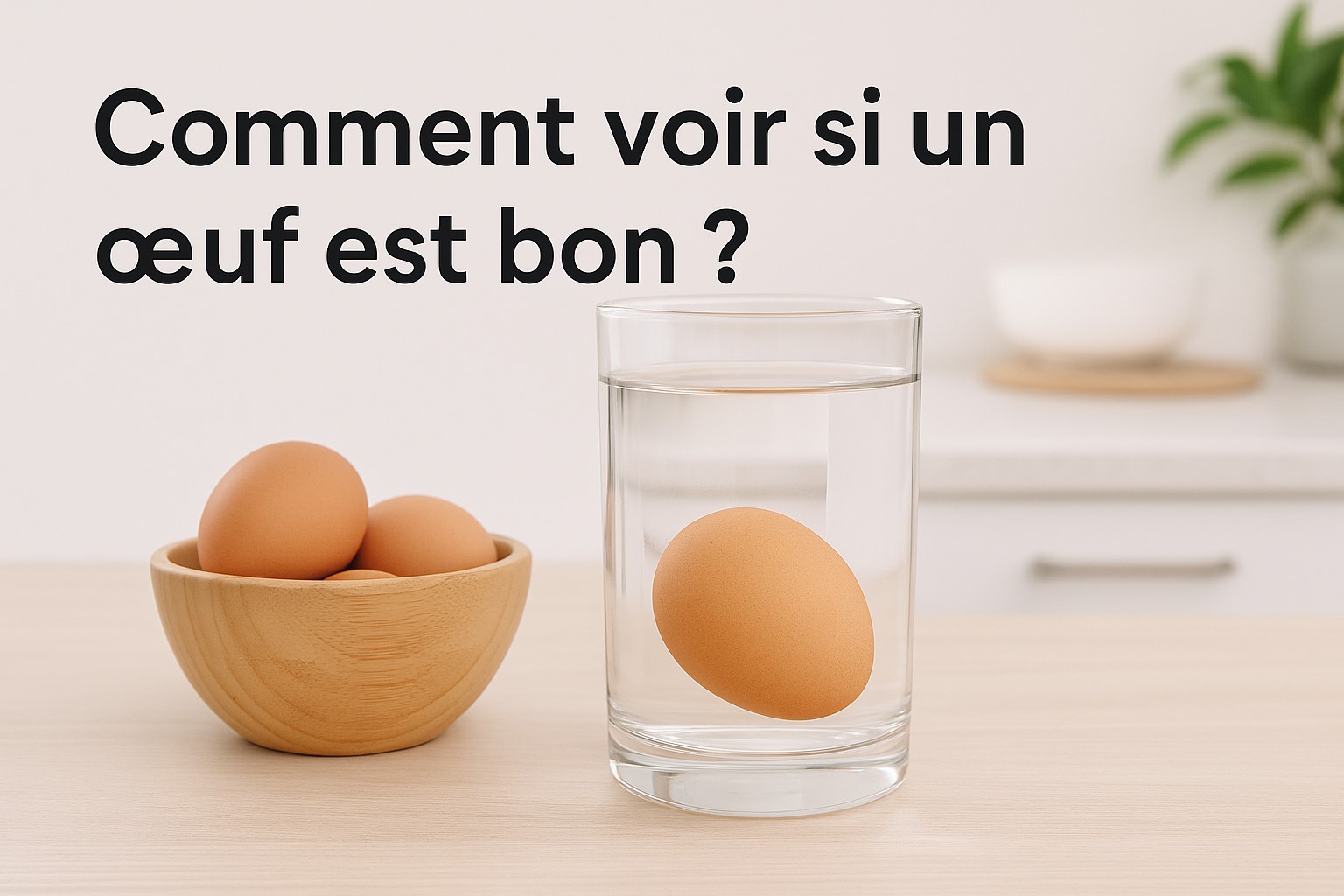 Comment voir si un œuf est bon