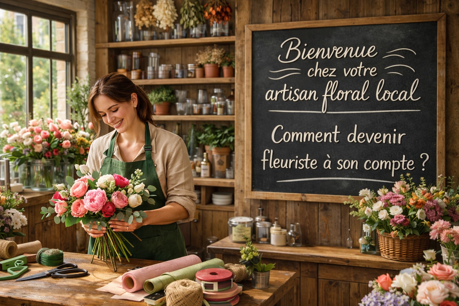 Comment devenir fleuriste à son compte