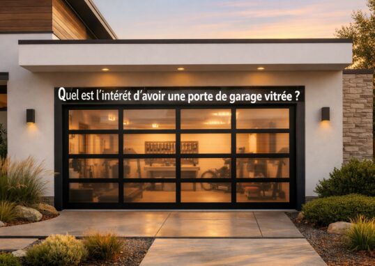 Quel est l'intérêt d'avoir une porte de garage vitrée