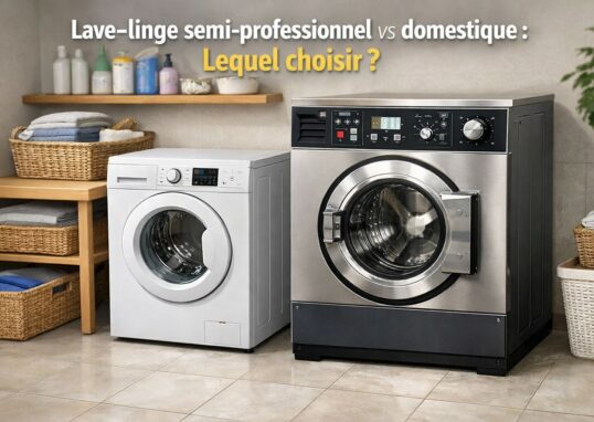 Lave-linge semi-professionnel vs domestique Lequel choisir
