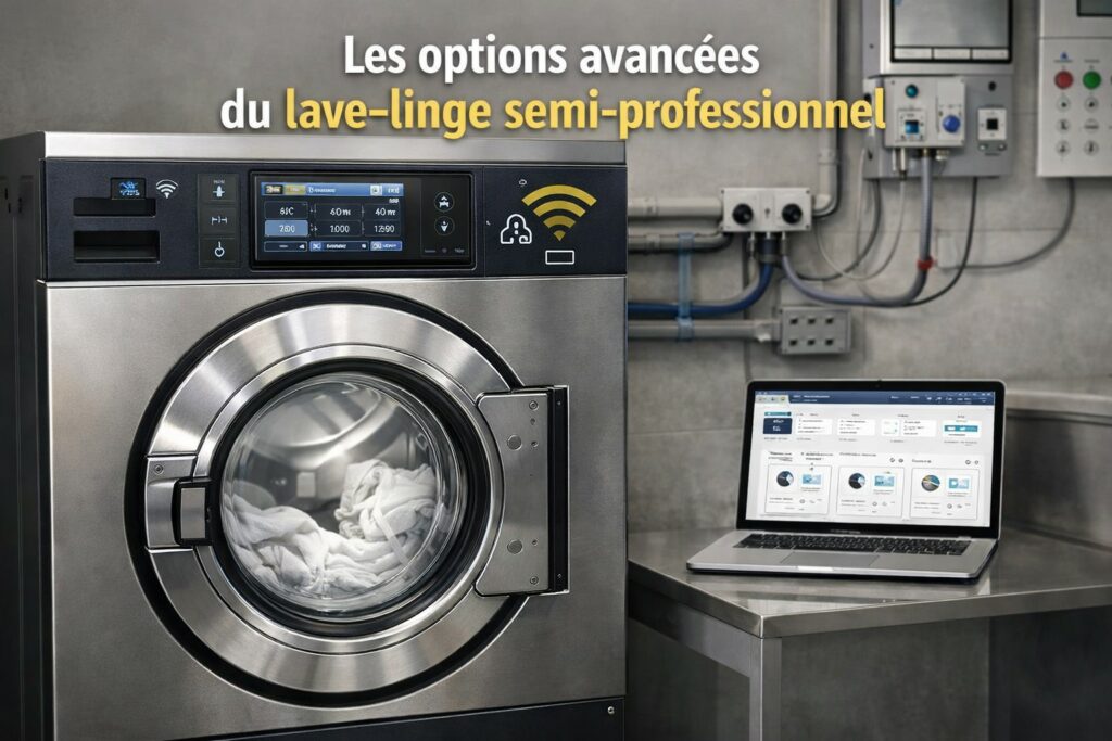 Les options avancées du lave-linge semi-professionnel