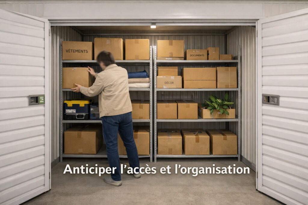 Anticiper l'accès et l'organisation