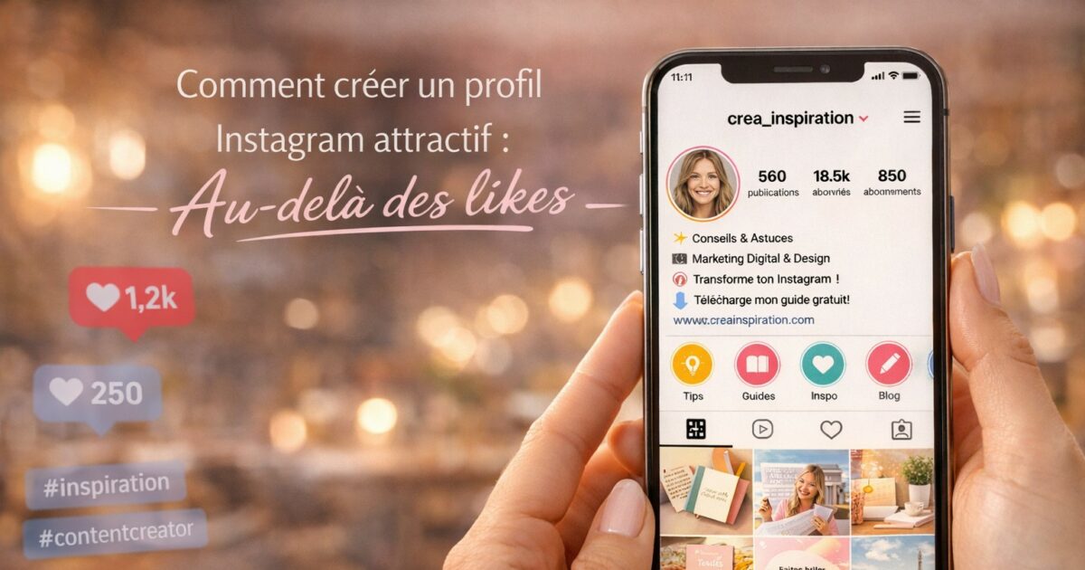 Comment créer un profil Instagram attractif Au-delà des likes