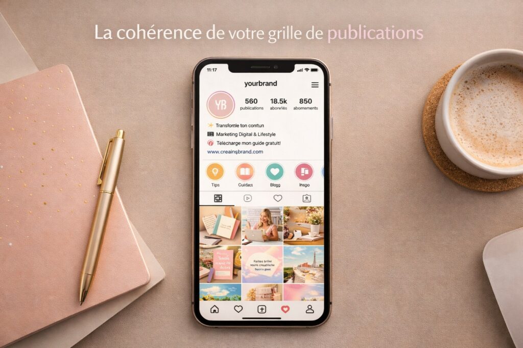 La cohérence de votre grille de publications