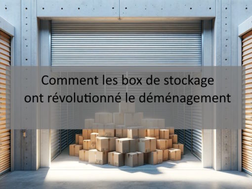 box de stockage révolution déménagement