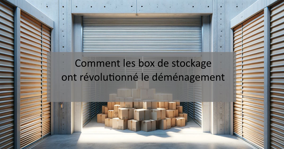 box de stockage révolution déménagement