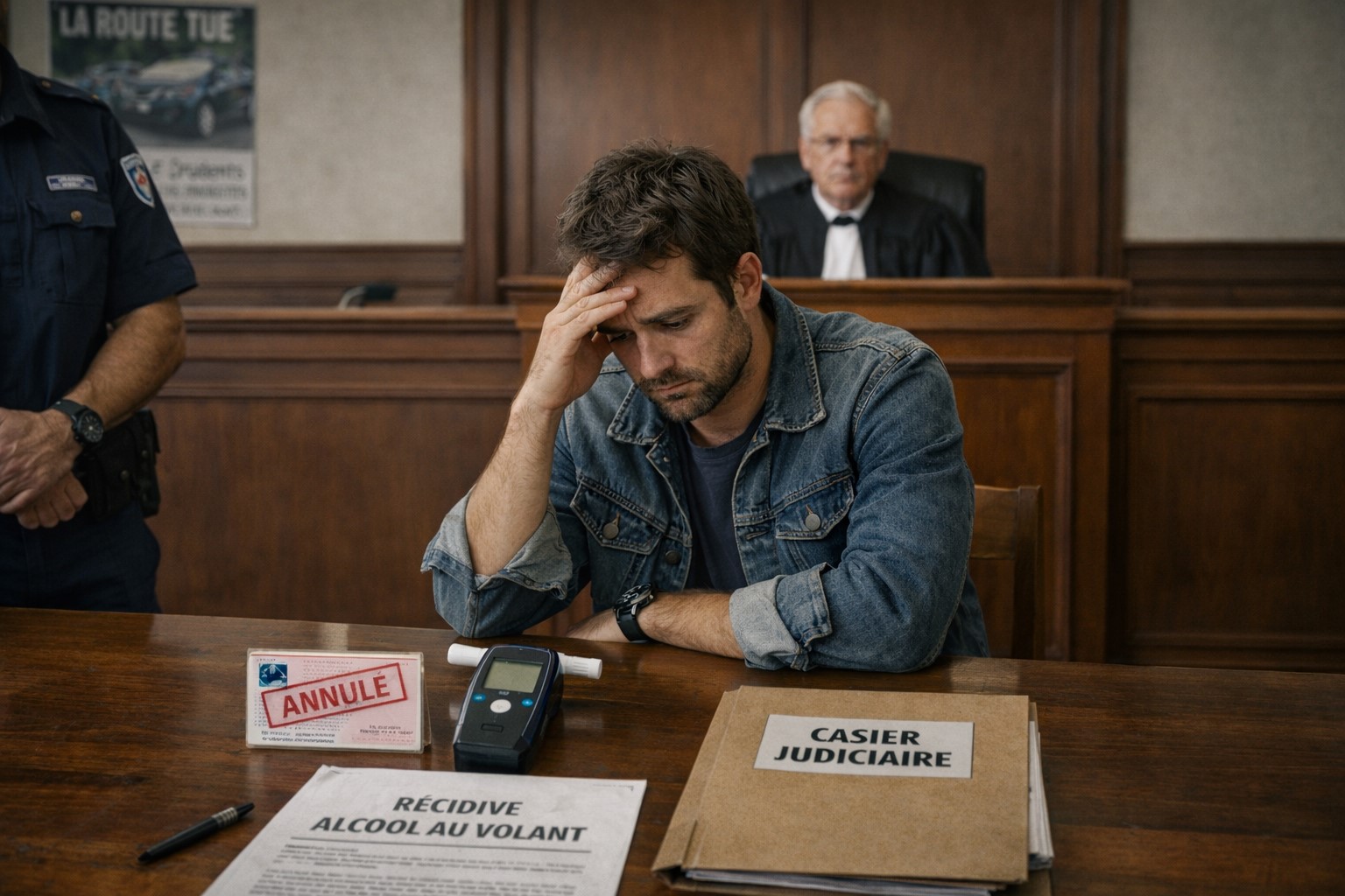 Récidive d'alcool au volant délai et sanctions