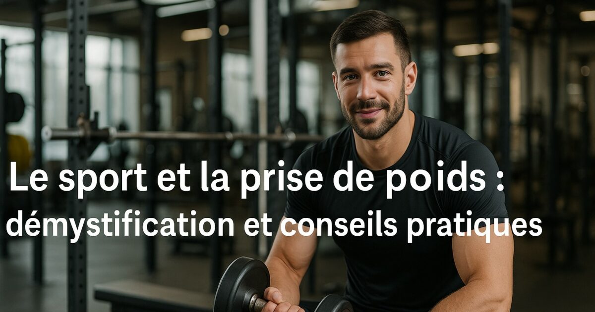 Le sport et la prise de poids : démystification et conseils pratiques