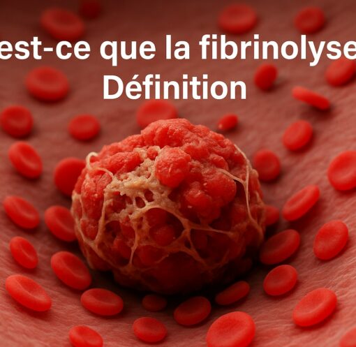 Qu'est-ce que la fibrinolyse? Définition