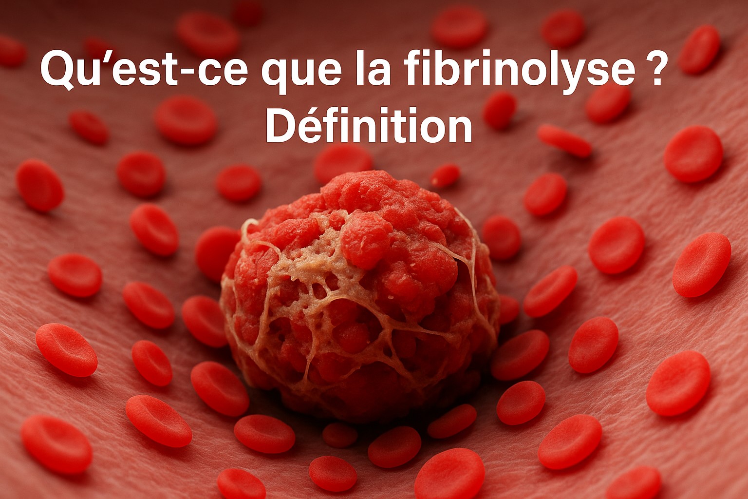 Qu'est-ce que la fibrinolyse? Définition
