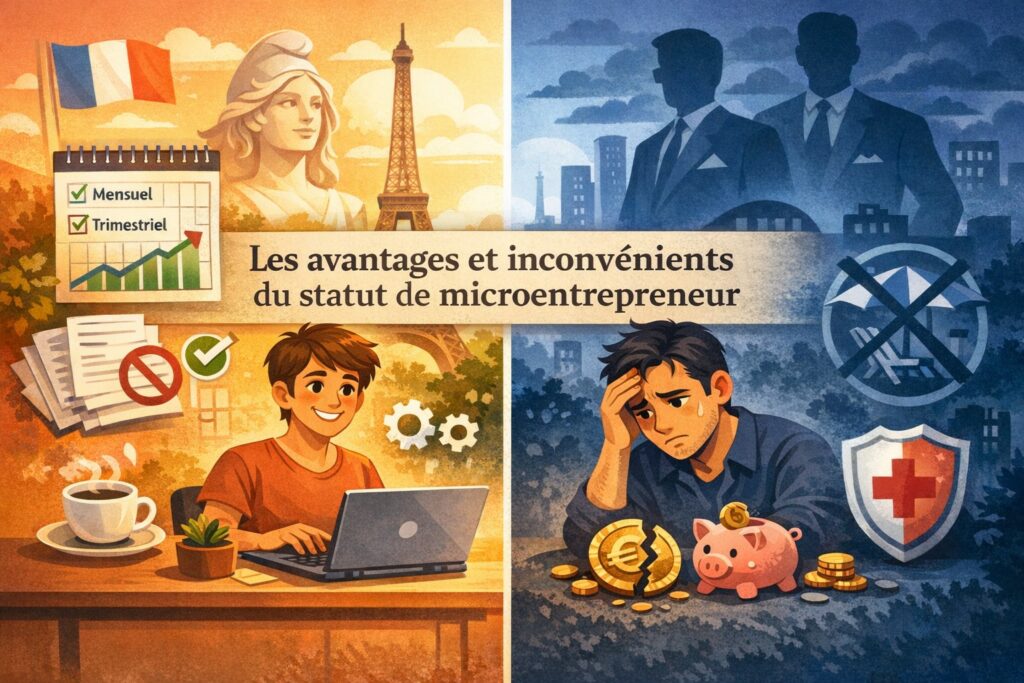 Les avantages et inconvénients du statut de microentrepreneur