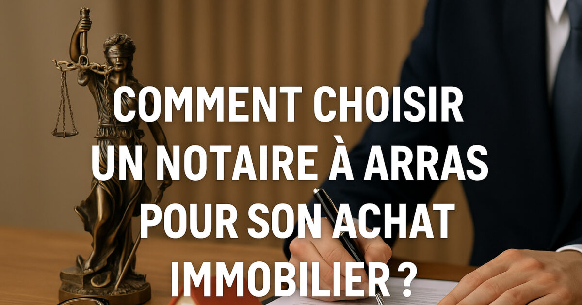 notaire arras achat immobilier