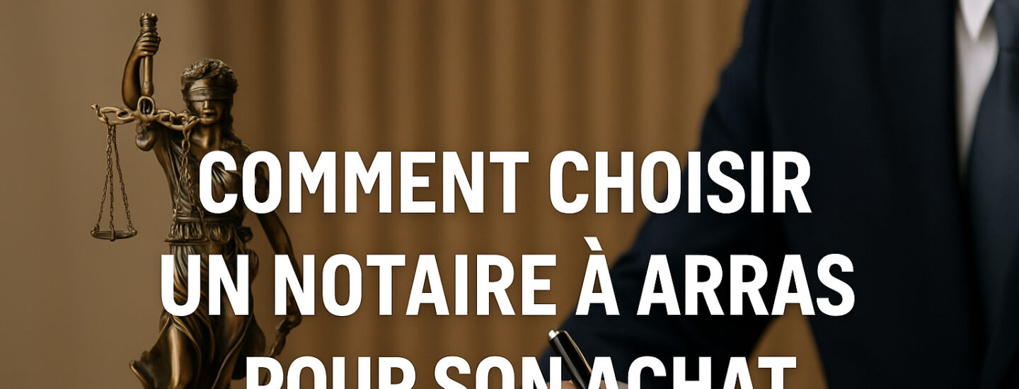 notaire arras achat immobilier