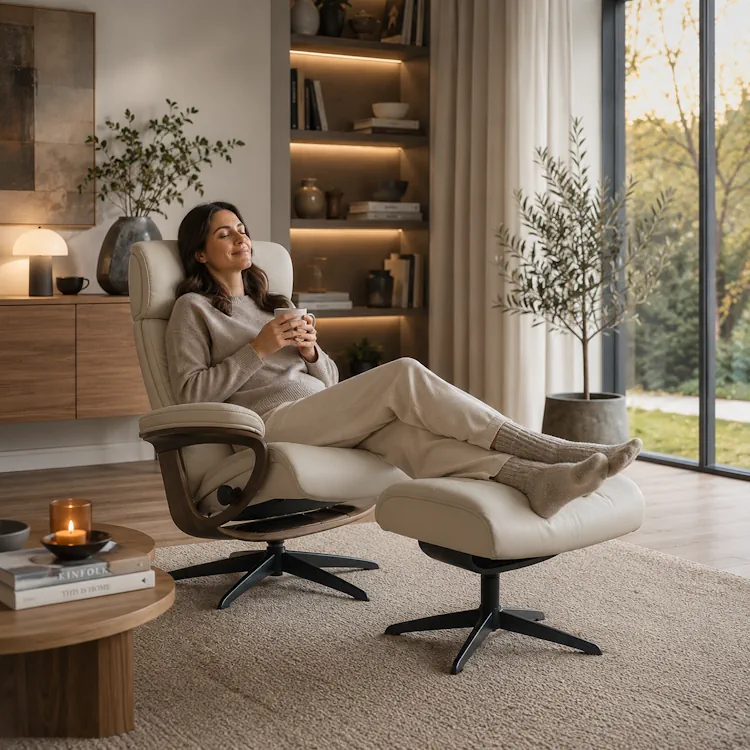Pouf du fauteuil Stressless bien-être quotidien