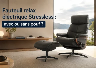 fauteuil électrique Stressless avec ou sans pouf